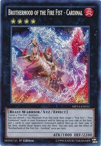 Brotherhood of the Fire Fist - Cardinal - 2014 Mega-Tins Mega Pack - YuGiOh card