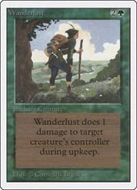 Wanderlust - Unlimited Edition - Magic: The Gathering card