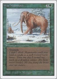 War Mammoth - Unlimited Edition - Magic: The Gathering card