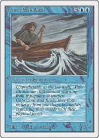 Water Elemental - Unlimited Edition - Magic: The Gathering card