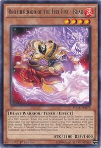 Brotherhood of the Fire Fist - Boar - 2014 Mega-Tins Mega Pack - YuGiOh card