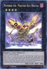 Number 66: Master Key Beetle - 2014 Mega-Tins Mega Pack - YuGiOh card
