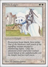 White Knight - Unlimited Edition - Magic: The Gathering card