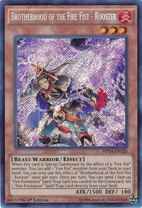 Brotherhood of the Fire Fist - Rooster - 2014 Mega-Tins Mega Pack - YuGiOh card