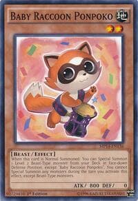 Baby Raccoon Ponpoko - 2014 Mega-Tins Mega Pack - YuGiOh card
