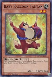 Baby Raccoon Tantan - 2014 Mega-Tins Mega Pack - YuGiOh card