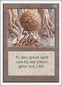 Wooden Sphere - Unlimited Edition - Magic: The Gathering card