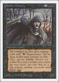 Zombie Master - Unlimited Edition - Magic: The Gathering card