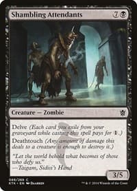 Shambling Attendants - Khans of Tarkir - Magic: The Gathering card