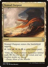 Nomad Outpost - Khans of Tarkir - Magic: The Gathering card
