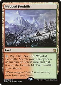 Wooded Foothills - Khans of Tarkir - Magic: The Gathering card