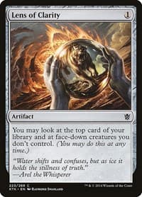 Lens of Clarity - Khans of Tarkir - Magic: The Gathering card