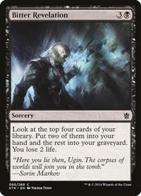 Bitter Revelation - Khans of Tarkir - Magic: The Gathering card