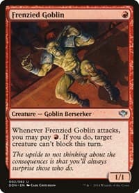 Frenzied Goblin - Duel Decks: Speed vs. Cunning - Magic: The Gathering card