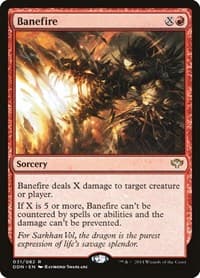 Banefire - Duel Decks: Speed vs. Cunning - Magic: The Gathering card