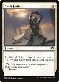 Swift Justice - Duel Decks: Speed vs. Cunning - Magic: The Gathering card