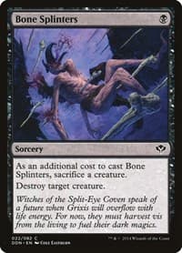 Bone Splinters - Duel Decks: Speed vs. Cunning - Magic: The Gathering card