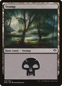 Swamp (039) - Duel Decks: Speed vs. Cunning - Magic: The Gathering card