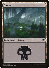 Swamp (040) - Duel Decks: Speed vs. Cunning - Magic: The Gathering card