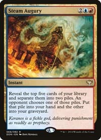 Steam Augury - Duel Decks: Speed vs. Cunning - Magic: The Gathering card