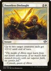 Dauntless Onslaught - Duel Decks: Speed vs. Cunning - Magic: The Gathering card