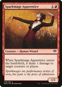 Sparkmage Apprentice - Duel Decks: Speed vs. Cunning - Magic: The Gathering card