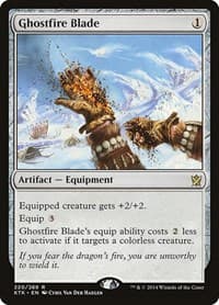 Ghostfire Blade - Khans of Tarkir - Magic: The Gathering card