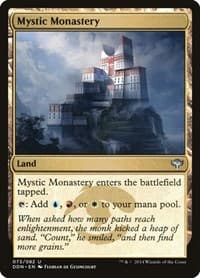 Mystic Monastery - Duel Decks: Speed vs. Cunning - Magic: The Gathering card