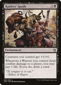 Raiders' Spoils - Khans of Tarkir - Magic: The Gathering card