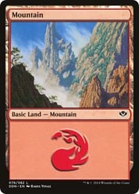 Mountain (078) - Duel Decks: Speed vs. Cunning - Magic: The Gathering card