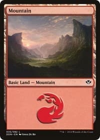 Mountain (035) - Duel Decks: Speed vs. Cunning - Magic: The Gathering card