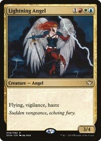 Lightning Angel - Duel Decks: Speed vs. Cunning - Magic: The Gathering card