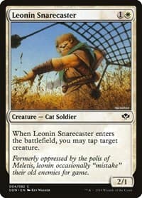 Leonin Snarecaster - Duel Decks: Speed vs. Cunning - Magic: The Gathering card