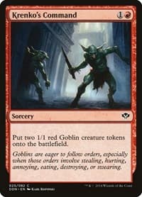 Krenko's Command - Duel Decks: Speed vs. Cunning - Magic: The Gathering card