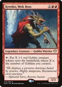 Krenko, Mob Boss - Duel Decks: Speed vs. Cunning - Magic: The Gathering card