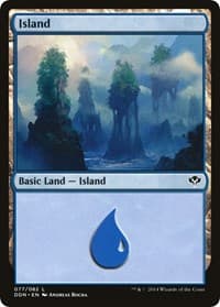 Island (077) - Duel Decks: Speed vs. Cunning - Magic: The Gathering card