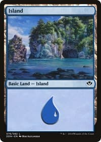 Island (076) - Duel Decks: Speed vs. Cunning - Magic: The Gathering card