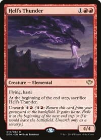 Hell's Thunder - Duel Decks: Speed vs. Cunning - Magic: The Gathering card