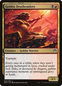 Goblin Deathraiders - Duel Decks: Speed vs. Cunning - Magic: The Gathering card