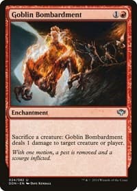 Goblin Bombardment - Duel Decks: Speed vs. Cunning - Magic: The Gathering card
