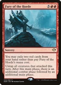 Fury of the Horde - Duel Decks: Speed vs. Cunning - Magic: The Gathering card