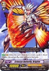 Crimson Butterfly, Brigitte (Holo) - Trial Deck 1: Blaster Blade - Cardfight Vanguard card