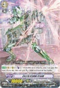 Death Metal Droid (Holo) - Trial Deck 3: Golden Mechanical Soldier - Cardfight Vanguard card