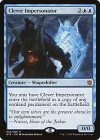 Clever Impersonator - Khans of Tarkir - Magic: The Gathering card