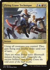 Flying Crane Technique - Khans of Tarkir - Magic: The Gathering card