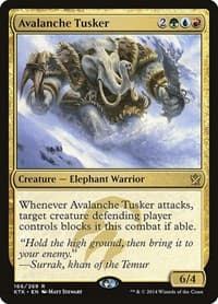 Avalanche Tusker - Khans of Tarkir - Magic: The Gathering card