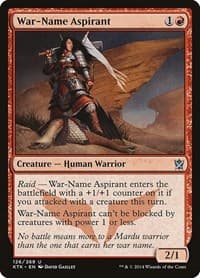 War-Name Aspirant - Khans of Tarkir - Magic: The Gathering card