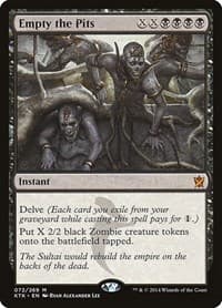 Empty the Pits - Khans of Tarkir - Magic: The Gathering card