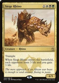 Siege Rhino - Khans of Tarkir - Magic: The Gathering card
