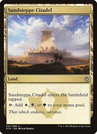 Sandsteppe Citadel - Khans of Tarkir - Magic: The Gathering card